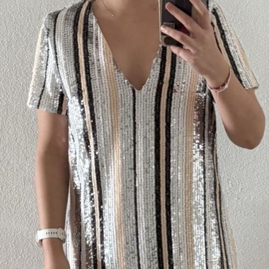 Missguided Sequin Dress S