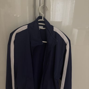 Blue White sporty jacket