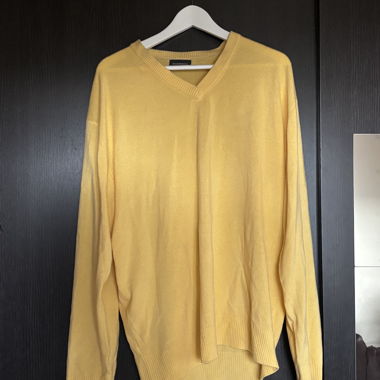 Gelber Woolworths Pullover XXL