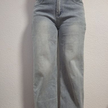 Jeans wide-leg blu chiaro