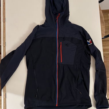 Millet Zip-Up Polar Hoodie