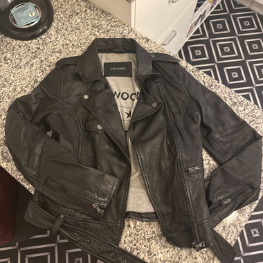 Veste en cuir Oakwood