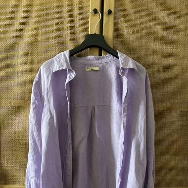 Hemdbluse lila
