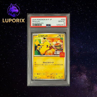 Pokemon PSA 10 Pikachu McDonald 020/M-P