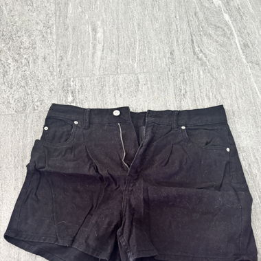 Schwarze Jeans Shorts