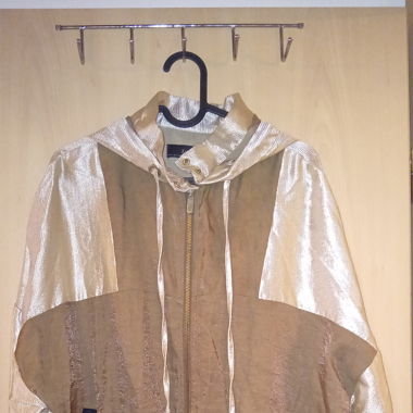 Veste légère Zara dorée, brune et noire
