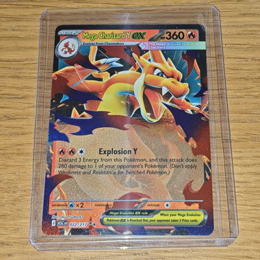 EN Mega Charizard Y EX Ascended Heroe NM