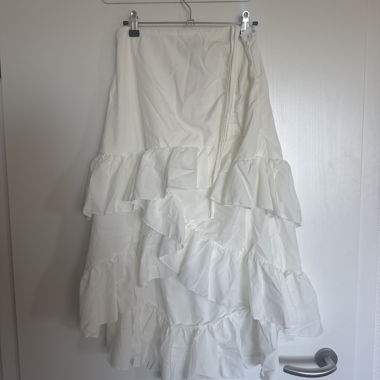 White Ruffle Skirt
