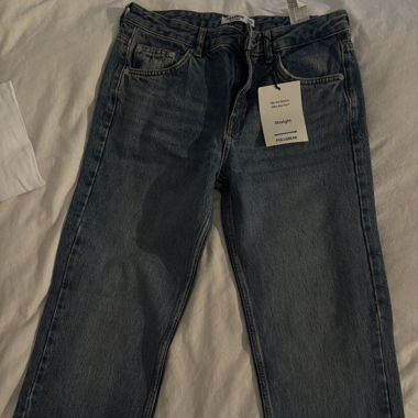 Jeans Dritti Bershka Mai Indossati