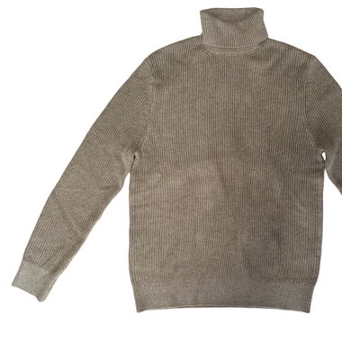 beiger Rollkragen-Pullover Regular Fit (m, S, H&M)