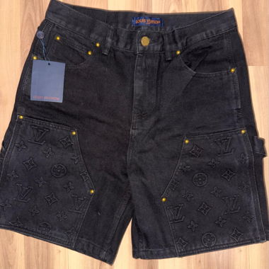 Jeans neri Louis Vuitton