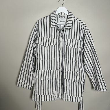 Giacca utility a righe Monki