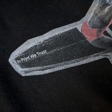 Hoodie "In print we trust"