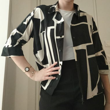 Geometric shirt