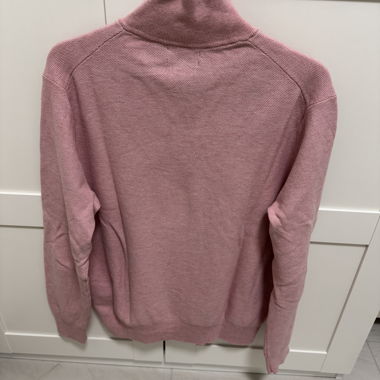 Maglione Polo Ralph Lauren rosa con mezza zip