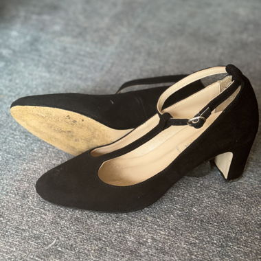Black Ankle Pumps