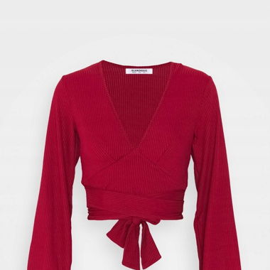 Haut crop top croisé