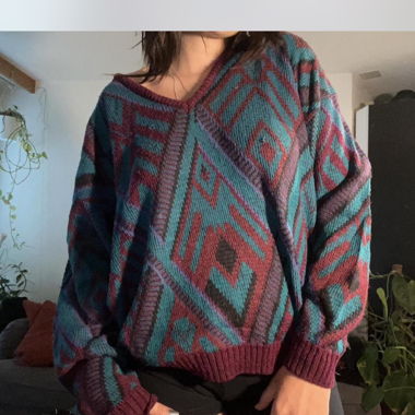 Vintage colorful sweater
