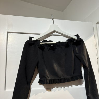 Offshouldershirt schwarz