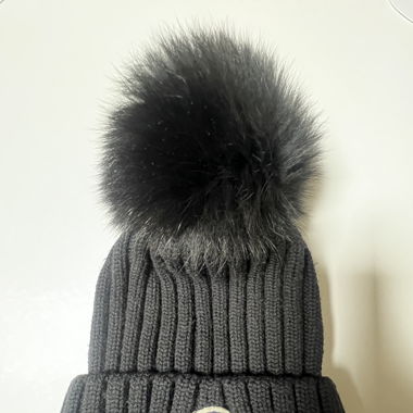 Moncler Beanie Fuchspelz