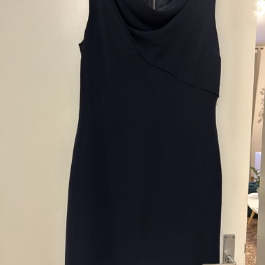 Bellissimo abito dritto blu navy, taglia 40