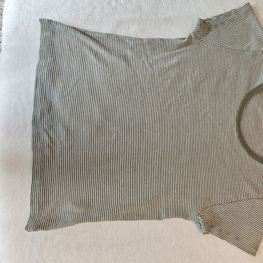 Green and White Striped T-Shirt