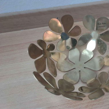 IKEA Stockholm Schale gold messingfarben