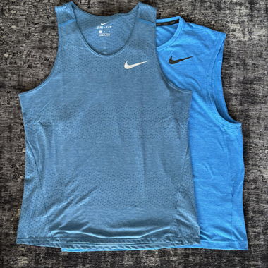 Nike Dri-FIT blau Tanktop