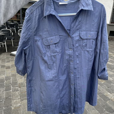 Blue vintage blouse