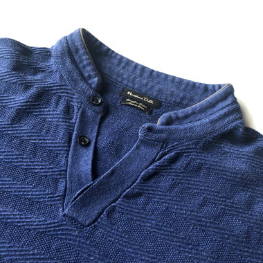 Pull Massimo Dutti Men Blue Deep XL