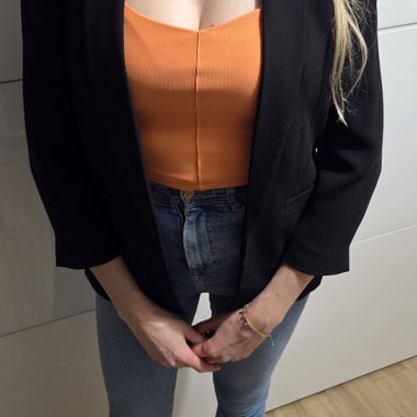 Veste de blazer noire H&M 36