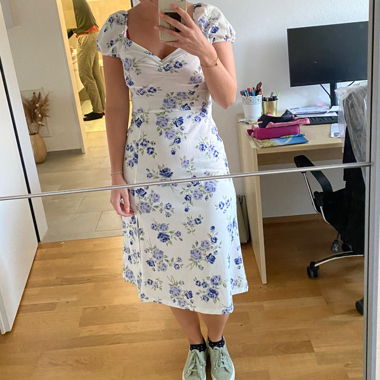 blumiges Sommerkleid