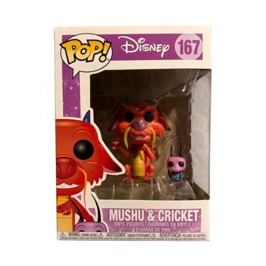 FUNKO POP MUSHU & CRICKET