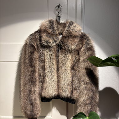 Faux fur jacket