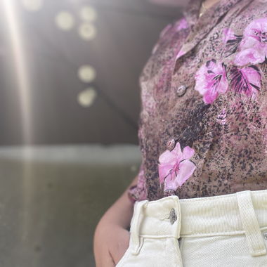 Vintage Seidenbluse