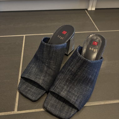 Mules en denim Högl