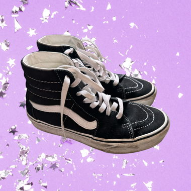 Vans Sk8 Hi schwarz weiss Gr 38 Oldschool