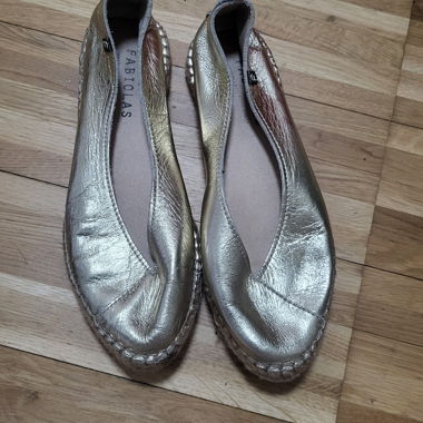 Espadrilles doré, marque Fabiolas