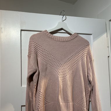 Strickpulli rosa