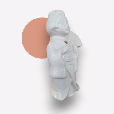 Geisha Girl Ceramic Tiki Mug, Vintage Japanese Art
