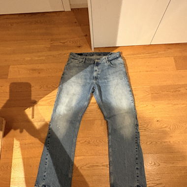 Jeans a zampa Zara blu scuro