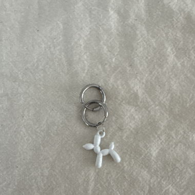 Boucles d'oreilles chien mignon