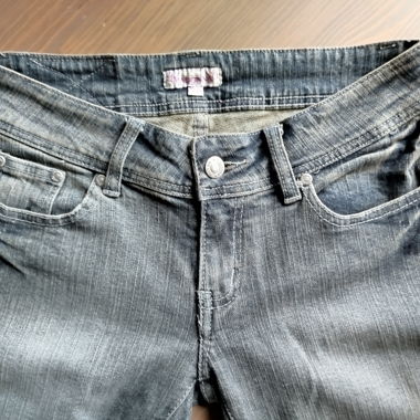 Jeans da donna Madonna Y2K grigio XS
