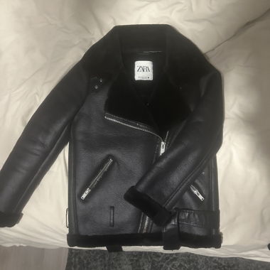Zara Fliegerjacke aus Leder. Ref:2969/262/800