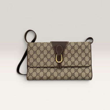 Borsa a tracolla Gucci vintage con monogramma