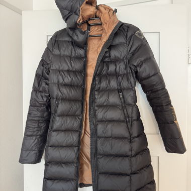 Wintermantel Blauer