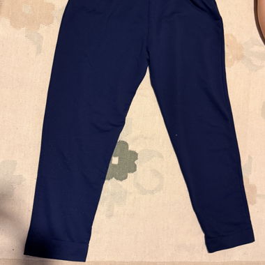 Marineblaue Relaxed-Hosen