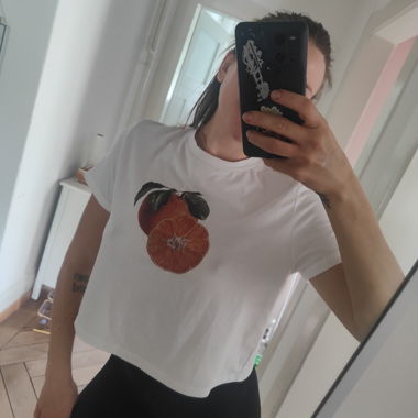 Print Tshirt Orange
