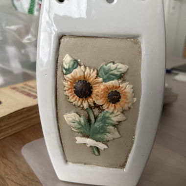 Decorative Sunflower Vase 19/10 cm