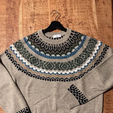 Strick-Pullover mit Muster